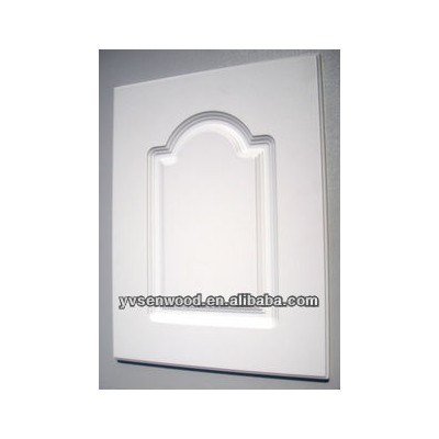 PVC warpped kitchen cabinet door/vinyl wrapped kitchen cabinet doors