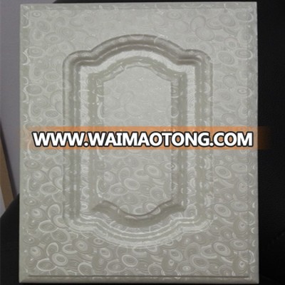 customized size PVC film kitchen cabinet doors